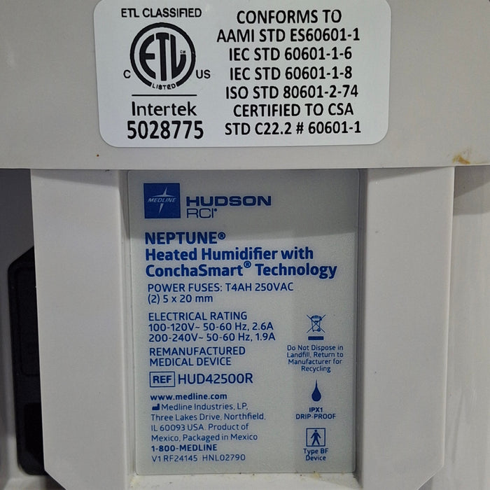 Teleflex Medical Hudson RCI Neptune Heated Humidifier