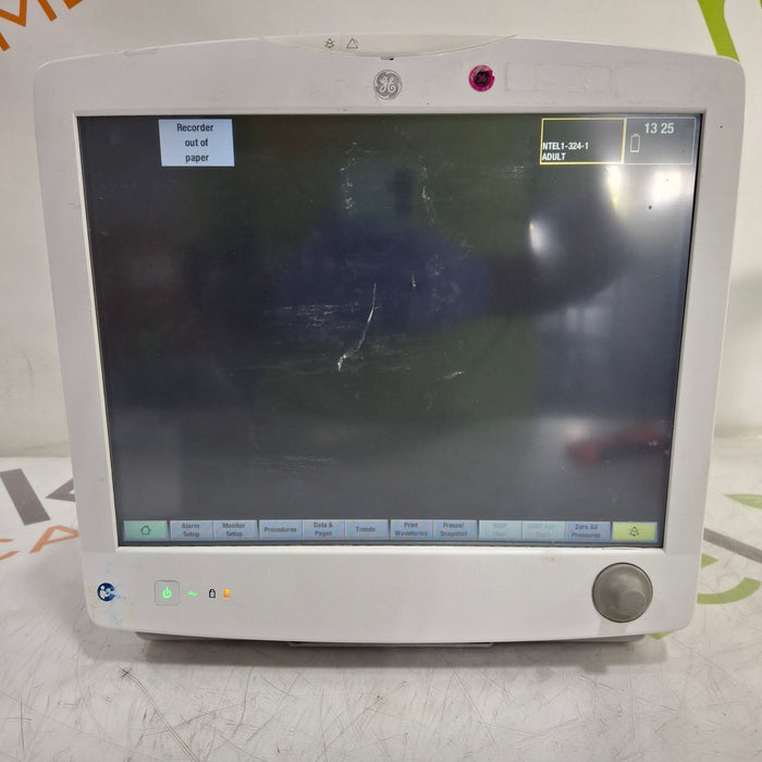 GE Healthcare Carescape B650 Critical Care Patient Monitor