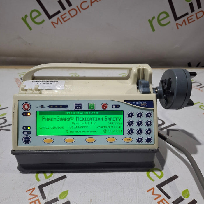 Smiths Medical Medfusion 4000 Syringe Infusion Pump
