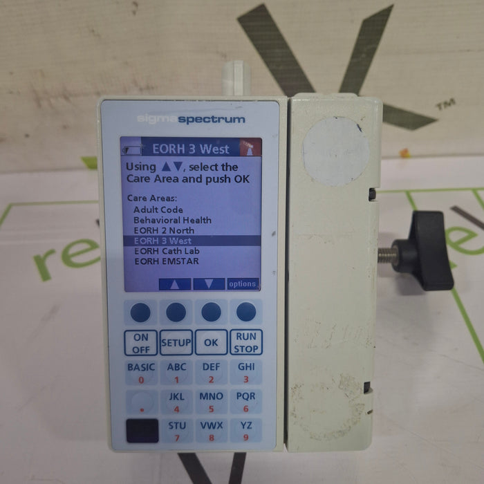 Baxter Sigma Spectrum 6.05.15 with B/G Battery Infusion Pump