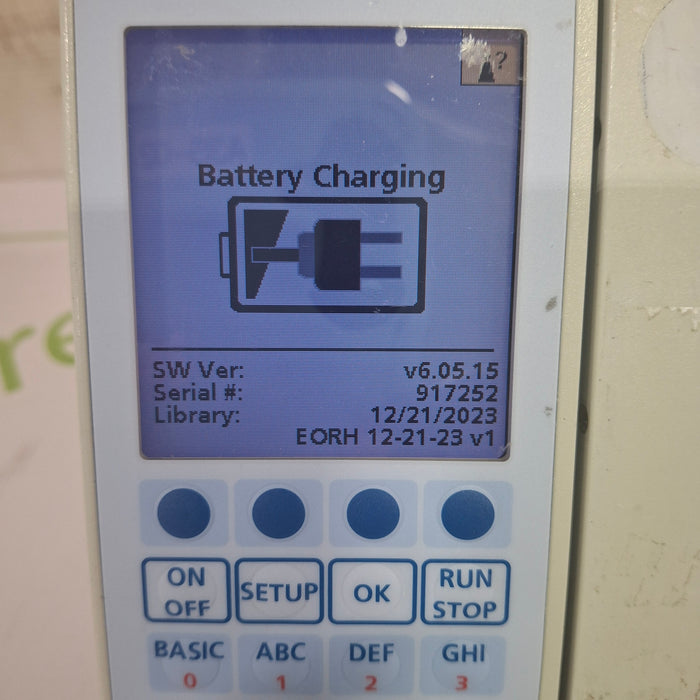 Baxter Sigma Spectrum 6.05.15 with B/G Battery Infusion Pump
