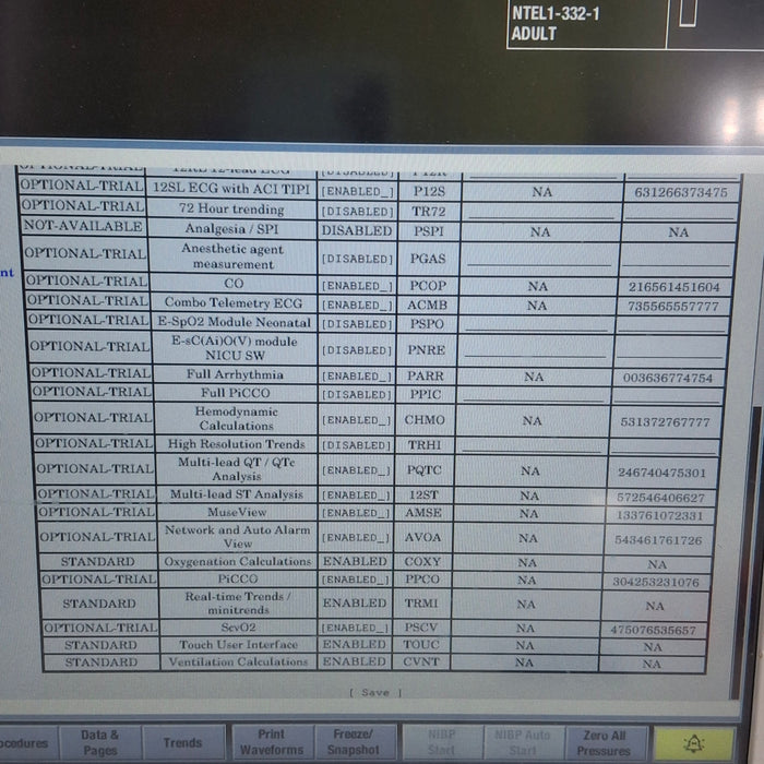 GE Healthcare Carescape B650 Critical Care Patient Monitor
