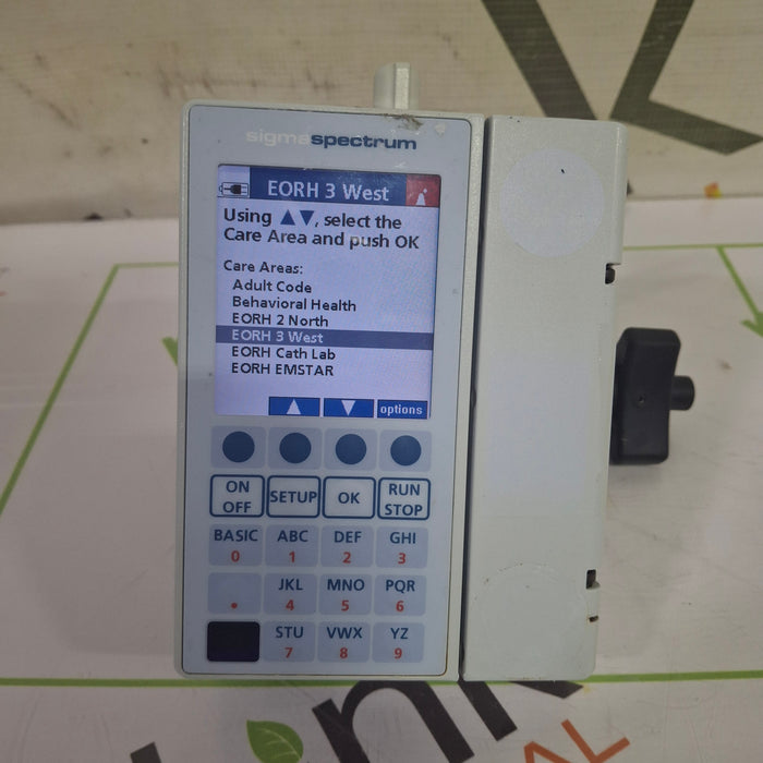 Baxter Sigma Spectrum 6.05.15 with B/G Battery Infusion Pump