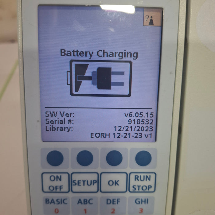 Baxter Sigma Spectrum 6.05.15 with B/G Battery Infusion Pump