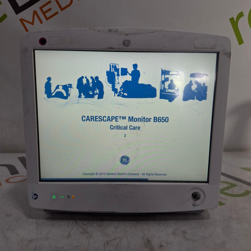 GE Healthcare GE Healthcare Carescape B650 Critical Care Patient Monitor Patient Monitors reLink Online