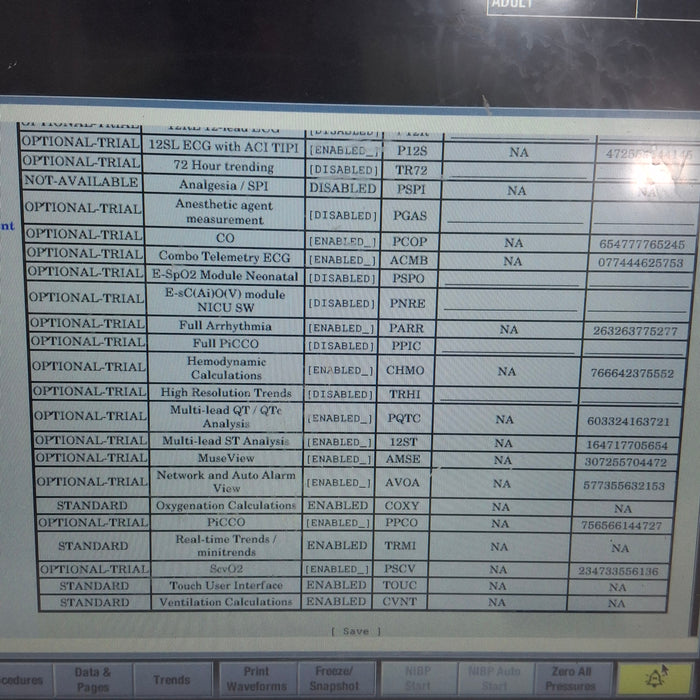 GE Healthcare Carescape B650 Critical Care Patient Monitor