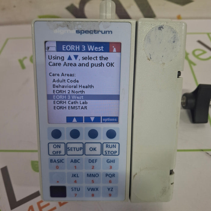 Baxter Sigma Spectrum 6.05.15 with B/G Battery Infusion Pump