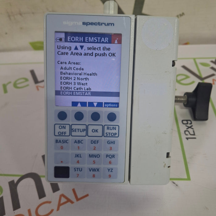 Baxter Sigma Spectrum 6.05.13 with B/G Battery Infusion Pump