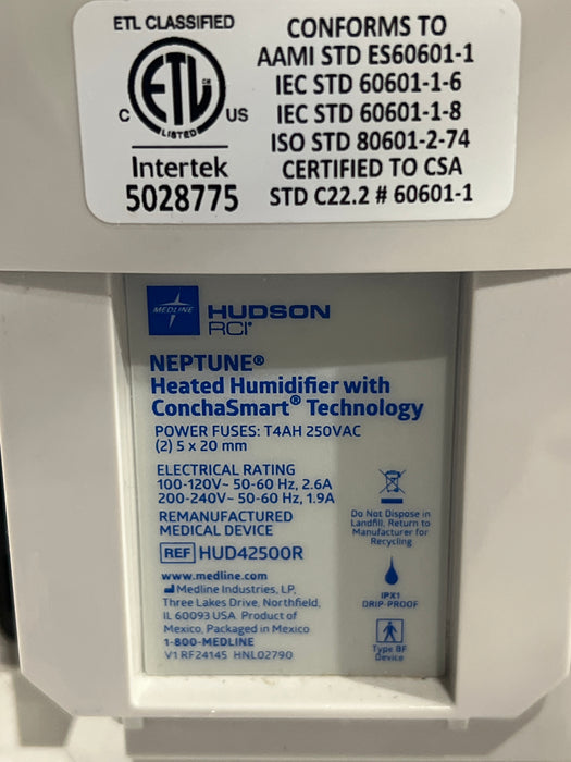 Teleflex Medical Hudson RCI Neptune Heated Humidifier