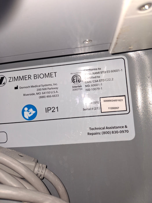 Zimmer Biomet Intellicart System Duo Fluid Cart