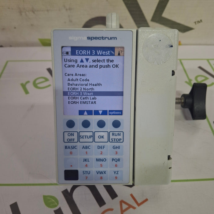 Baxter Sigma Spectrum 6.05.13 with B/G Battery Infusion Pump