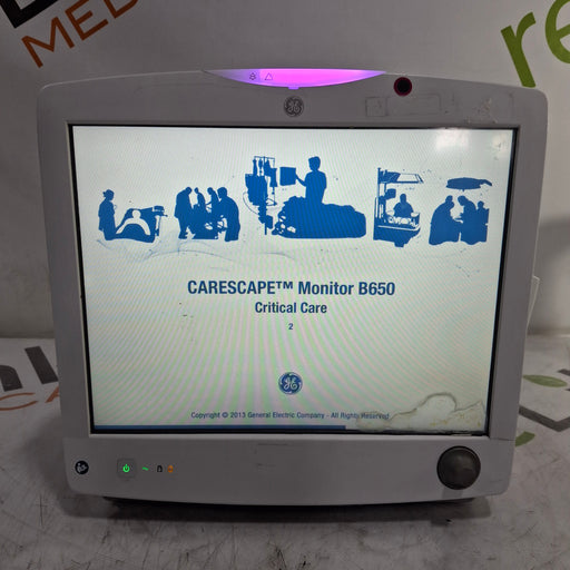 GE Healthcare GE Healthcare Carescape B650 Critical Care Patient Monitor Patient Monitors reLink Online