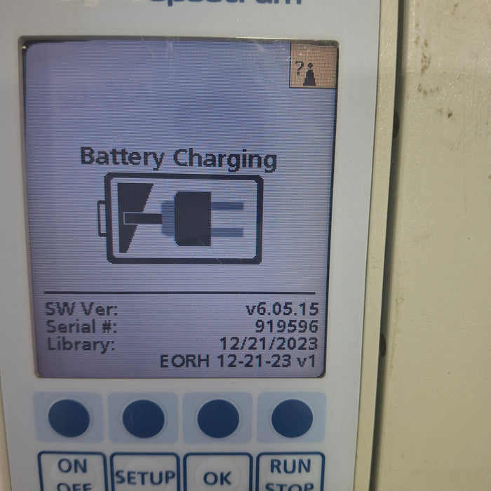 Baxter Sigma Spectrum 6.05.15 with B/G Battery Infusion Pump