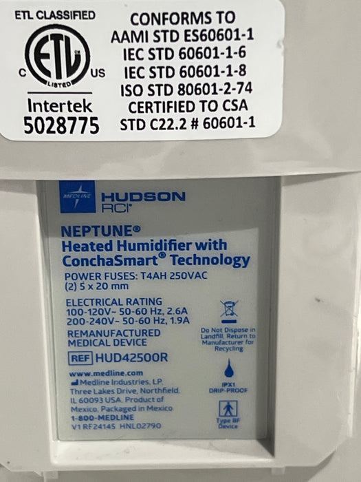 Teleflex Medical Hudson RCI Neptune Heated Humidifier