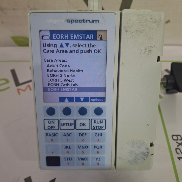 Baxter Sigma Spectrum 6.05.13 with B/G Battery Infusion Pump