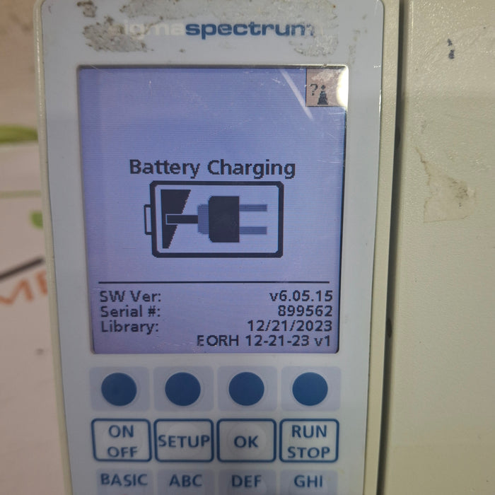 Baxter Sigma Spectrum 6.05.15 with B/G Battery Infusion Pump