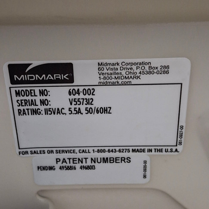 Midmark 604 Manual Examination Table