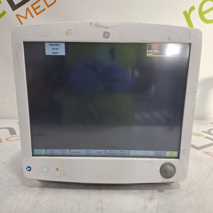 GE Healthcare Carescape B650 Critical Care Patient Monitor