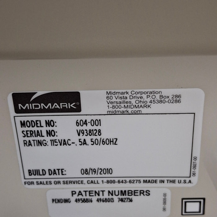 Midmark 604 Manual Examination Table