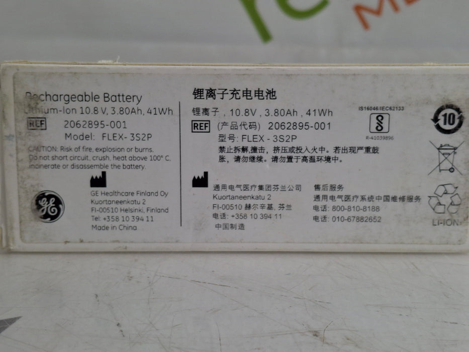 GE Healthcare Flex-3S2P 10.8V Lithium-Ion SMBUS