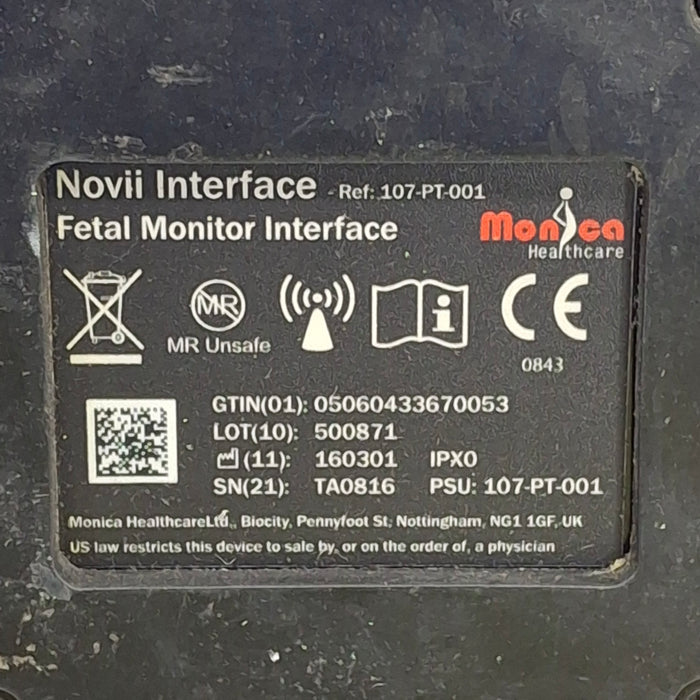 Monica Healthcare Limited 107-PT-001 Fetal Monitor