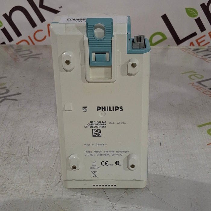 Philips M3001A-A01C06 Fast SpO2, NIBP, ECG, Temp, IBP MMS Module