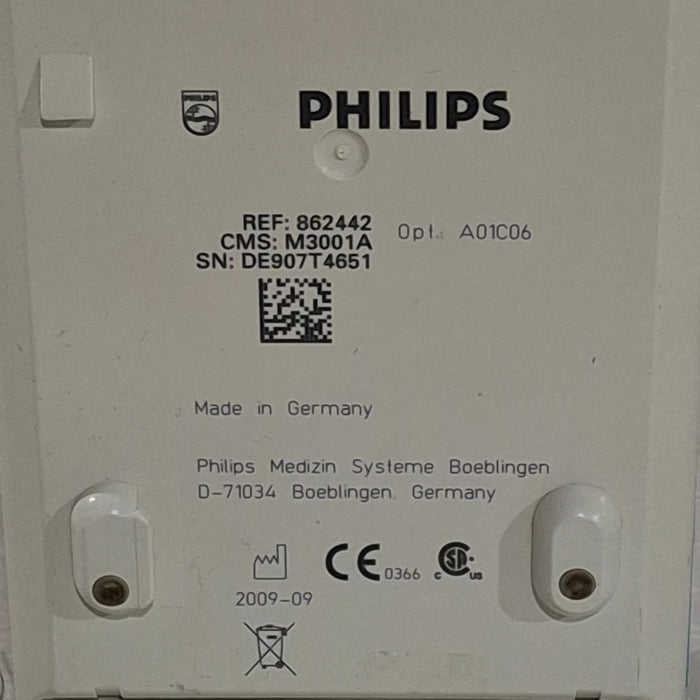 Philips M3001A-A01C06 Fast SpO2, NIBP, ECG, Temp, IBP MMS Module