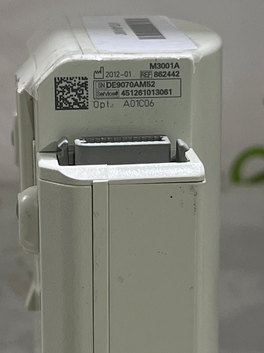 Philips M3001A-A01C06 Fast SpO2, NIBP, ECG, Temp, IBP MMS Module