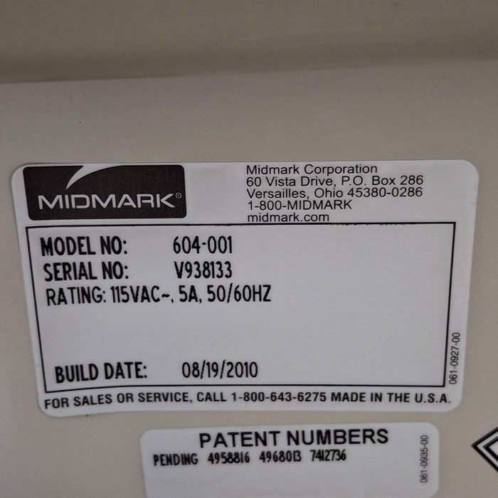 Midmark 604 Manual Examination Table