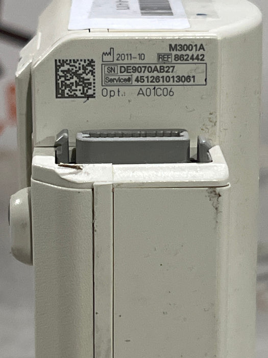 Philips M3001A-A01C06 Fast SpO2, NIBP, ECG, Temp, IBP MMS Module
