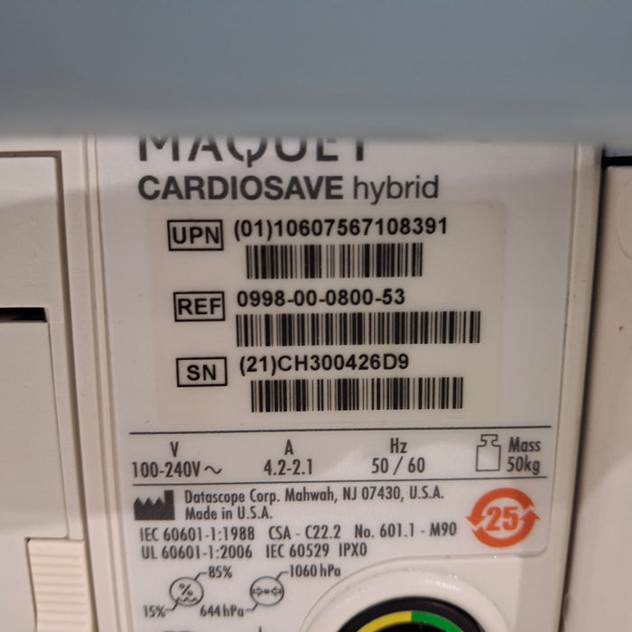 Maquet Cardiosave Hybrid IABP Datascope Pump