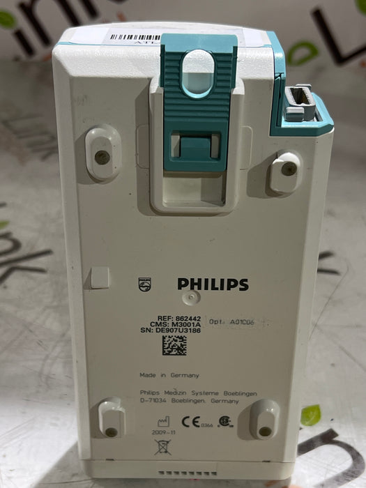 Philips M3001A-A01C06 Fast SpO2, NIBP, ECG, Temp, IBP MMS Module