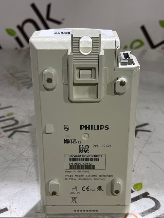 Philips M3001A-A01C06 Fast SpO2, NIBP, ECG, Temp, IBP MMS Module
