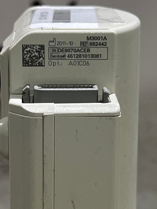 Philips M3001A-A01C06 Fast SpO2, NIBP, ECG, Temp, IBP MMS Module
