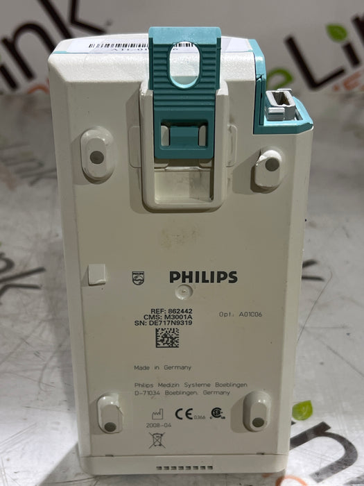 Philips M3001A-A01C06 Fast SpO2, NIBP, ECG, Temp, IBP MMS Module