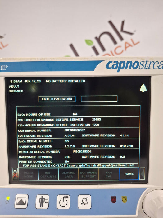 Oridion Capnostream 20P Capnography Monitor