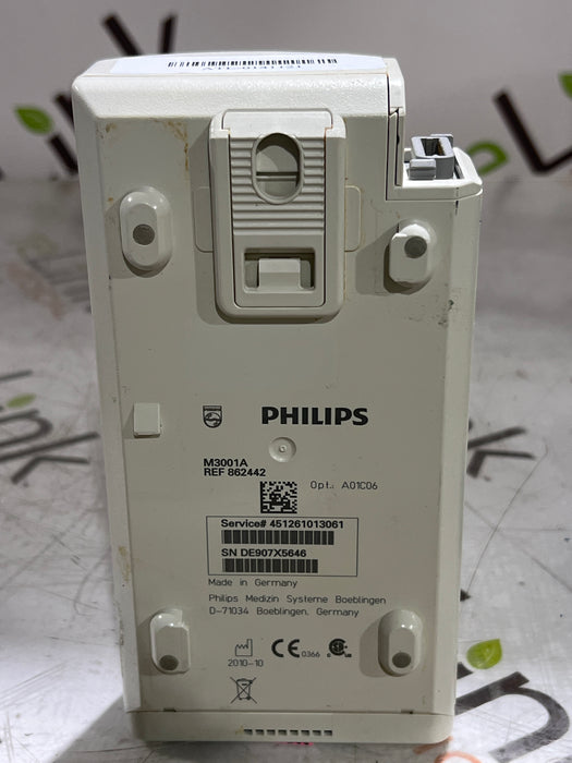 Philips M3001A-A01C06 Fast SpO2, NIBP, ECG, Temp, IBP MMS Module