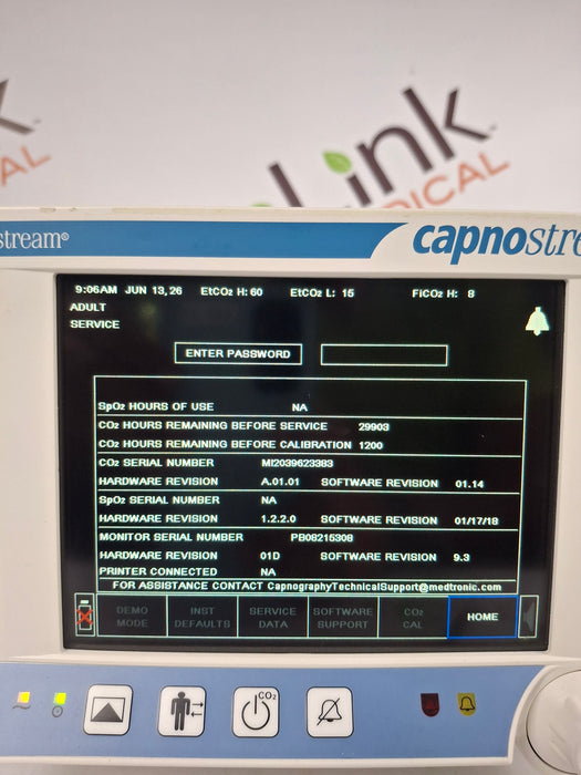 Oridion Capnostream 20P Capnography Monitor