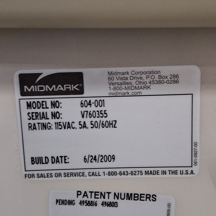 Midmark 604 Manual Examination Table
