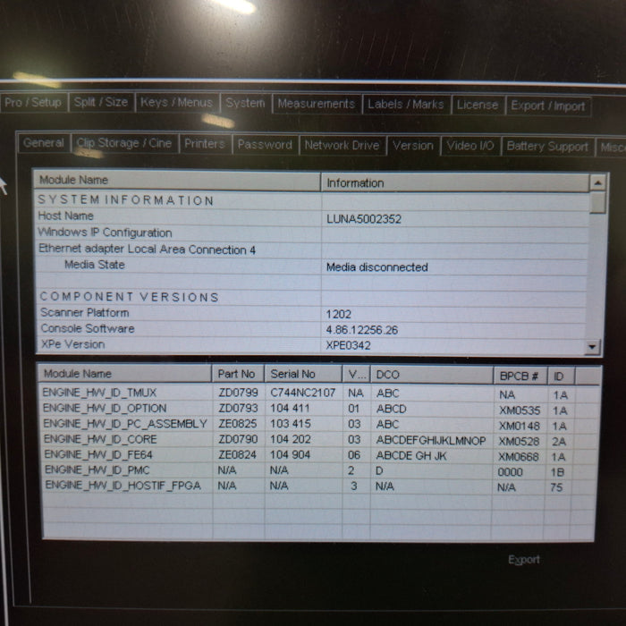B-K Medical Flex Focus 1202 Ultrasound