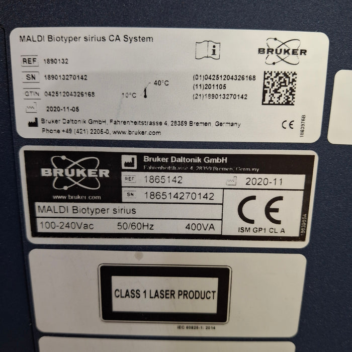 Bruker MALDI Biotyper sirius CA System