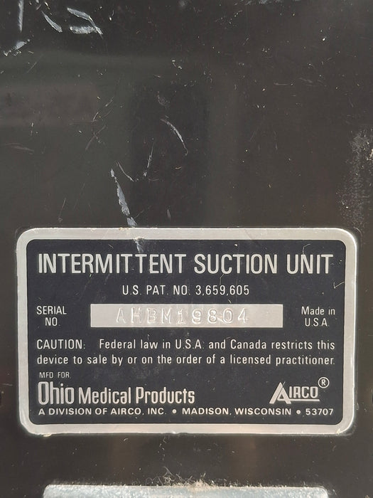 Ohmeda Medical 200 Intermittent Suction Unit