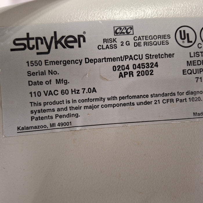 Stryker 1550 Stretcher