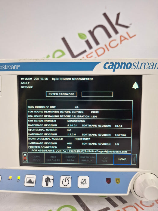 Oridion Capnostream 20P Capnography Monitor