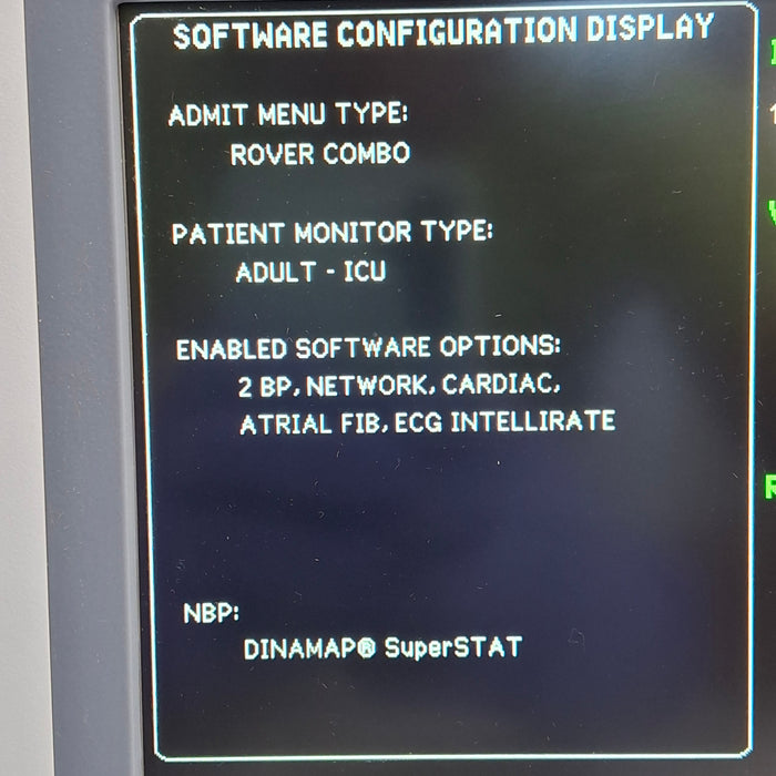 GE Healthcare Dash 4000 - Masimo SpO2 Patient Monitor