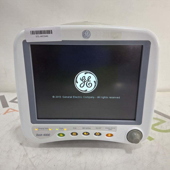 GE Healthcare Dash 4000 - Masimo SpO2 Patient Monitor