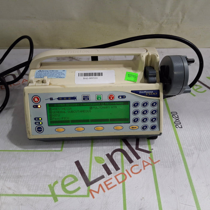Smiths Medical Medfusion 3500 Syringe Infusion Pump