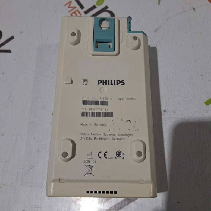 Philips M3001A-A01C06 Fast SpO2, NIBP, ECG, Temp, IBP MMS Module