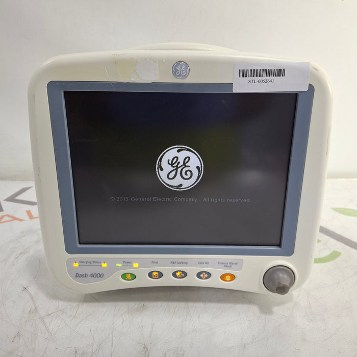 GE Healthcare Dash 4000 - Masimo SpO2 Patient Monitor