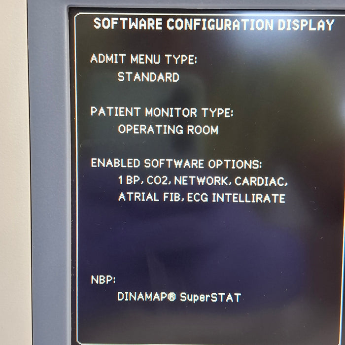 GE Healthcare Dash 4000 - Masimo SpO2 Patient Monitor